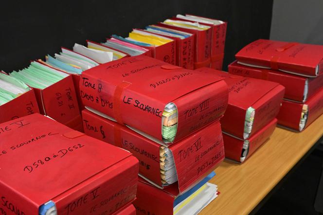 Na sala do tribunal criminal de Vannes (Morbihan), 24 de fevereiro de 2025.