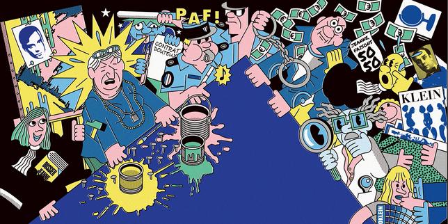 La vieille dame, le monochrome peinturluré et l’appât du Klein