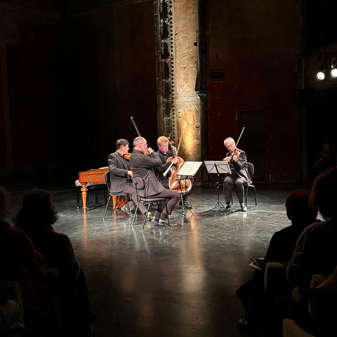 Le Quatuor Talich aux Bouffes du Nord, à Paris, le 30 novembre 2025.