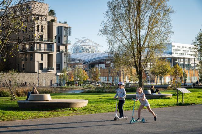 Espaces publics de la Confluence, à Lyon. 