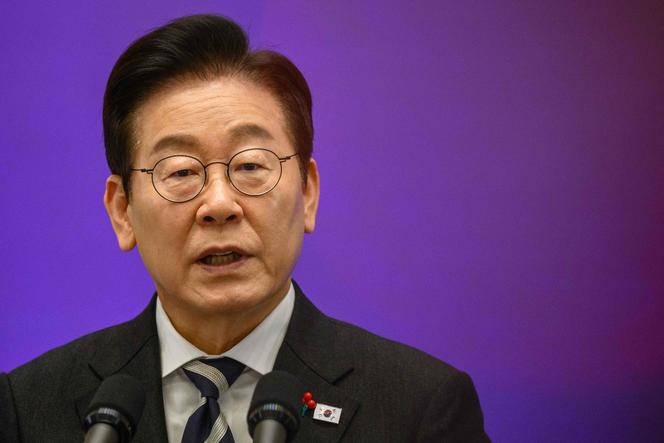 Le président sud-coréen, Lee Jae-myung, lors d’une conférence de presse, à Séoul, le 3 décembre 2025.