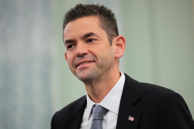 Jared Isaacman, lors de son audition au Sénat, le 3 décembre 2025, à Washington D.C.