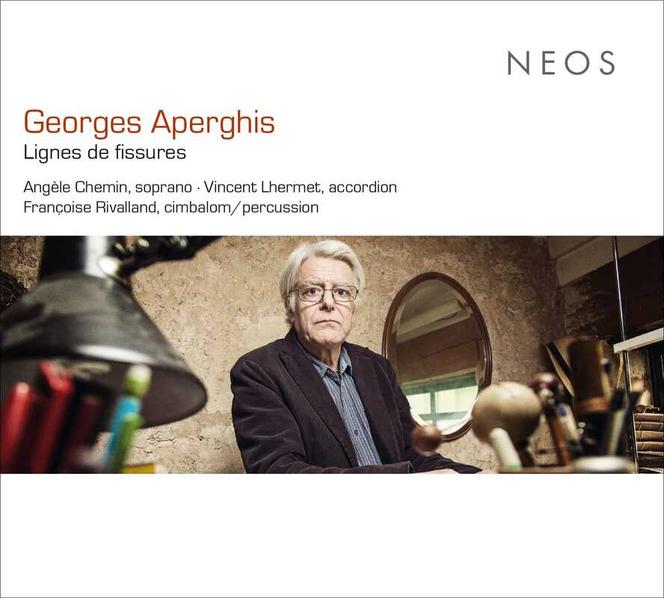 Pochette de l’album « Lignes de fissures », de Georges Aperghis.
