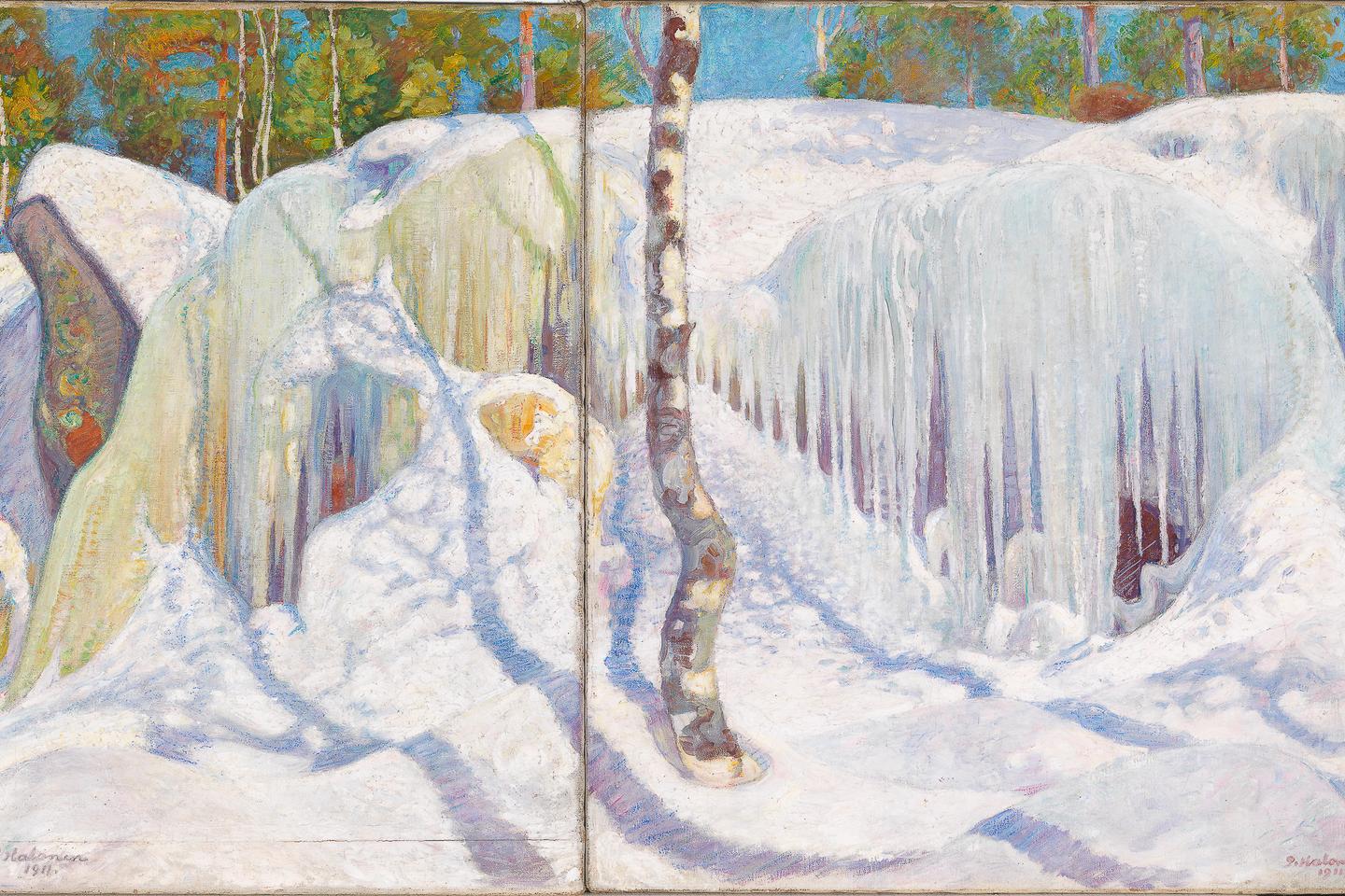 Pekka Halonen au Petit Palais, cinquanteÂ nuances de blanc