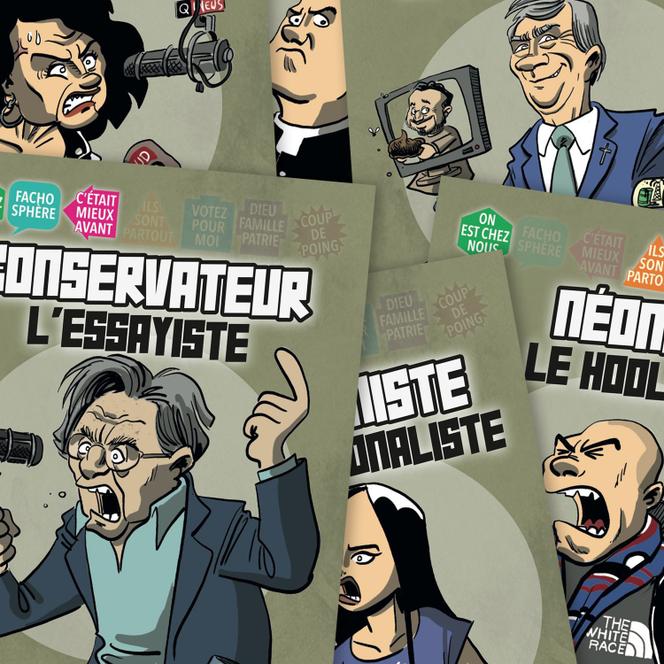 Cartes du jeu « Fachorama », déssinées par l’illustrateur Boutanox.