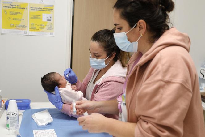 Dans une maternité, à Ajaccio, le 18 janvier 2024.