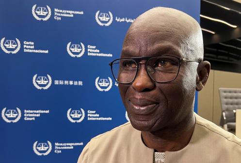 Mame Mandiaye Niang, procureur général adjoint de la Cour pénale internationale (CPI), à La Haye, aux Pays-Bas, le 5 décembre 2025.