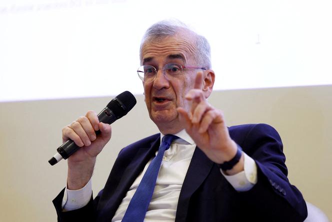 Le gouverneur de la Banque de France, Francois Villeroy de Galhau, à Paris, le 9&nbsp;avril 2025.  