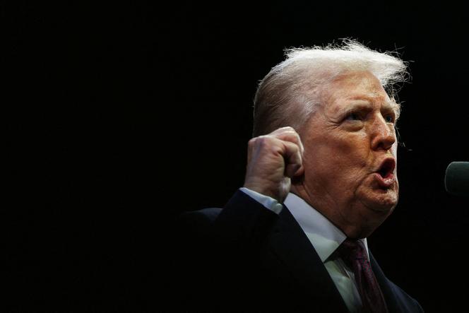  Le président américain, Donald Trump, s’adresse à la Commission de la liberté religieuse de la Maison Blanche au Musée de la Bible, à Washington, D.C., le 8 septembre 2025.