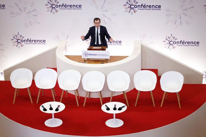 Le ministre du travail, Jean-Pierre Farandou, à Paris, le 5&nbsp;décembre 2025.