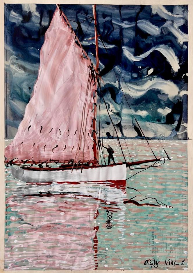 Oeuvre de Nicolas vial exposée à l’Atelier Lardeur, à Paris.