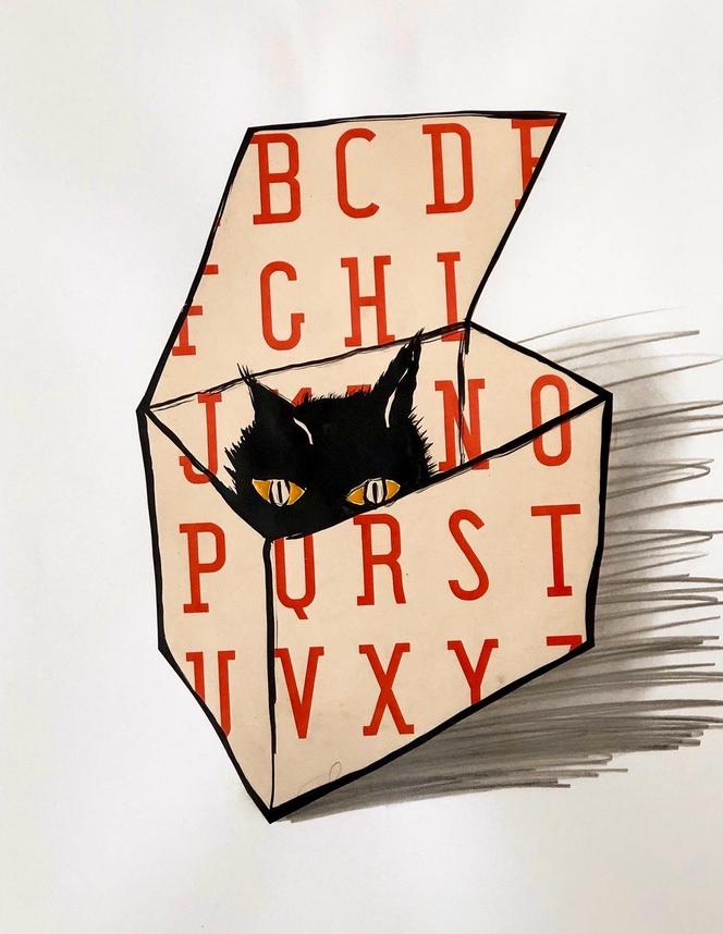 Dessin original dessins ayant servi au livre livre « Animaux lettrés » (Editions de l’Observatoire).