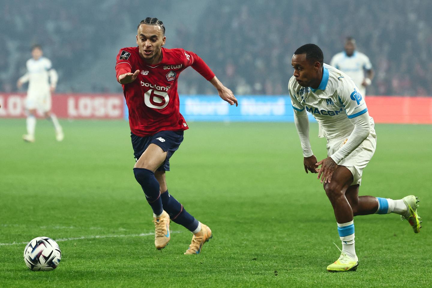 Ligue 1 : Lille s’impose face à Marseille, Monaco battu à Brest