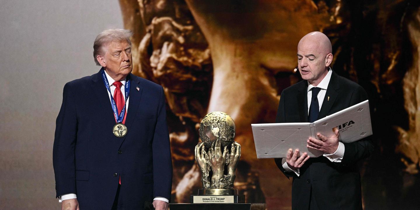 Donald Trump lauréat du premier « prix de la paix » de la FIFA, décerné à l’occasion du tirage au sort de la Coupe du monde 2026