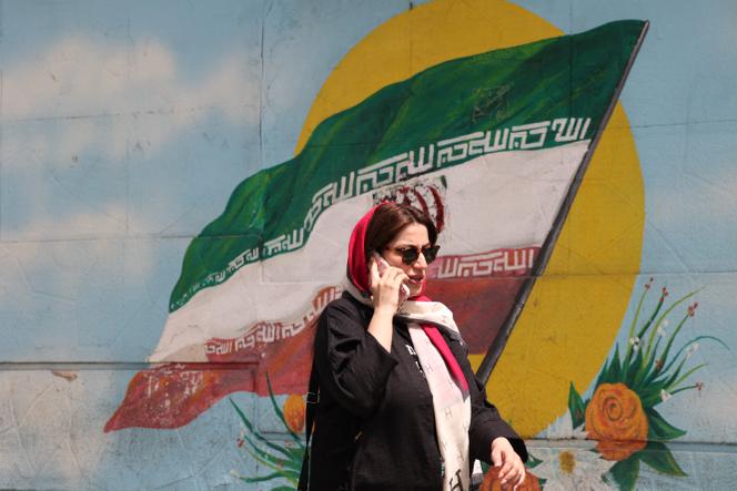 Dans une rue de Téhéran, en avril 2023.