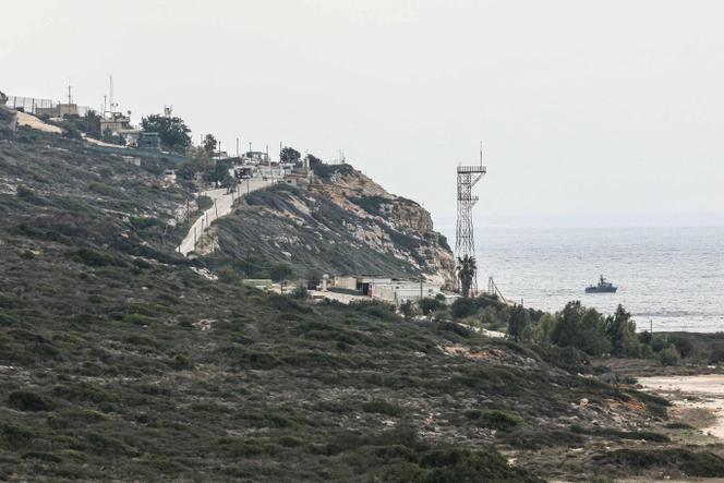 Vue de la frontière sud du Liban avec Israël, sous supervision des casques bleus de la Finul, dans la région de Naqoura, le 6 décembre 2025.
