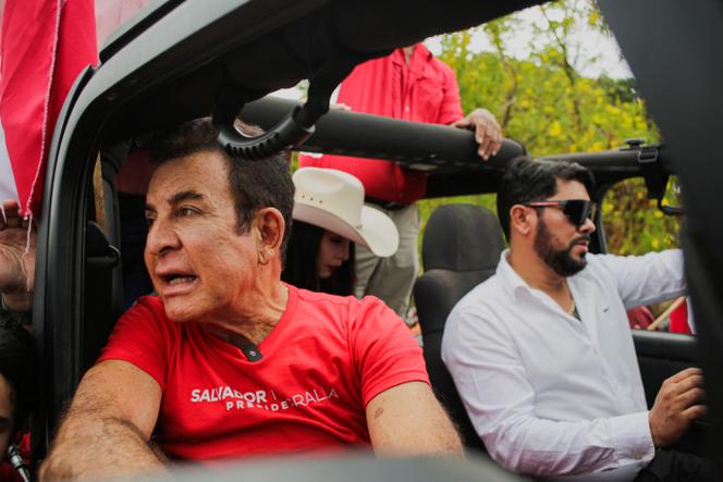 Le candidat libéral à la présidentielle hondurienne Salvador Nasralla, à San Antonio de Flores, au Honduras, le 6 décembre 2026.