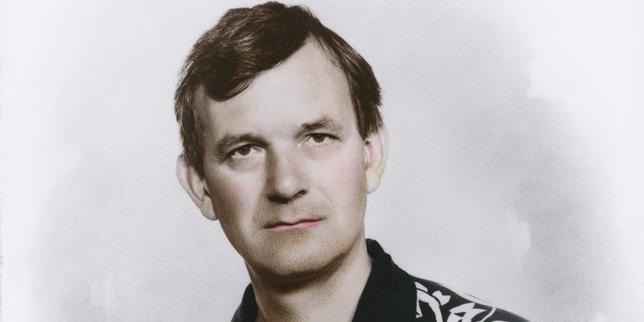 Autoportrait de Martin Parr à Porto (Portugal), en 1999.