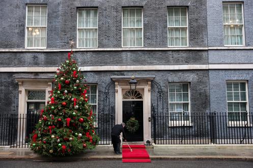 Au 10 Downing Street, à Londres, le 8 décembre 2025.