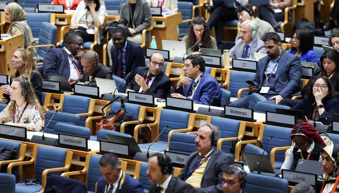 Sesión inaugural de la Séptima Asamblea de las Naciones Unidas sobre el Medio Ambiente, en la Sede de las Naciones Unidas en Nairobi, Kenia, el 8 de diciembre de 2025. 
