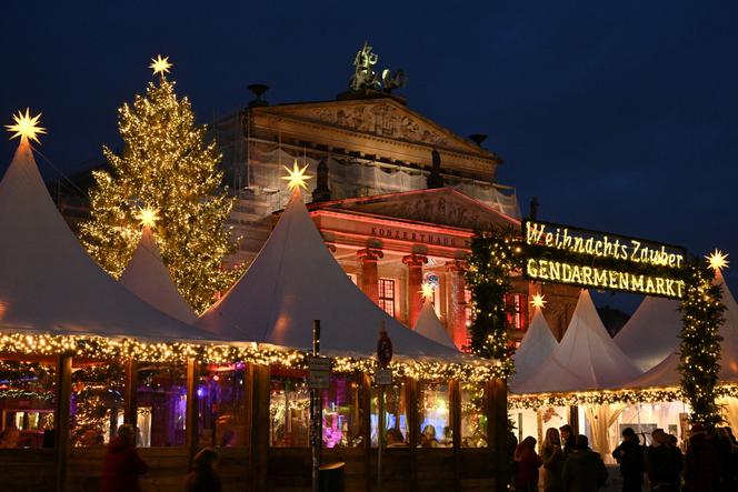 A Christmas market in Berlin on December 3.