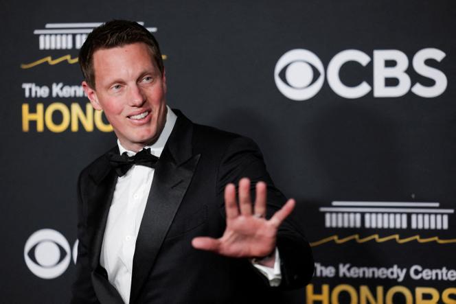 David Ellison, le PDG de Paramount Skydance, au John F. Kennedy Center for the Performing Arts, à Washington (DC), le 7 décembre 2025. 