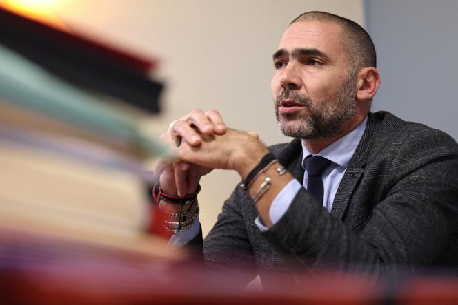 Le procureur de la République de Bastia, Jean-Philippe Navarre, au tribunal de Bastia, le 14 novembre 2025. 