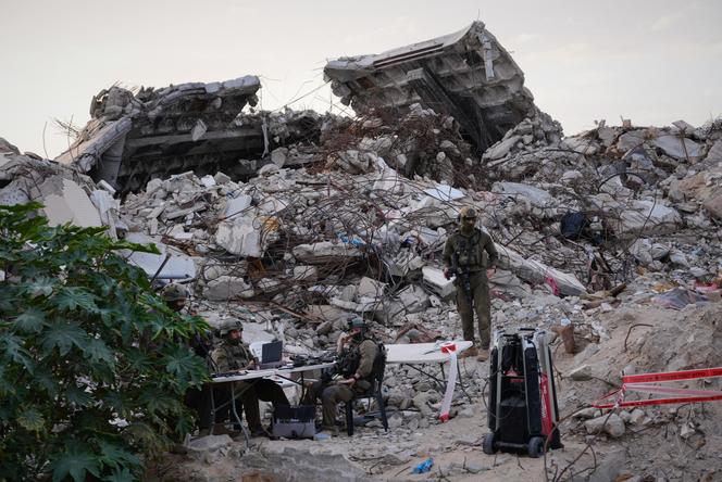 Des soldats israéliens à Rafah, dans la bande de Gaza, le 8 décembre 2025.