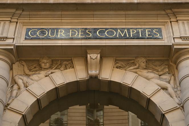 Façade de la Cour des comptes, à Paris, le 8 avril 2025.