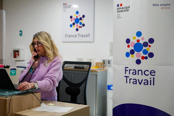 Une agence France Travail, à Dammarie-les-Lys (Seine-et-Marne), le 23 avril 2024.