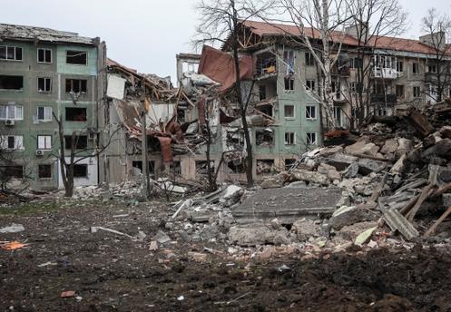 A Dobropillia, dans l’oblast de Donetsk, en Ukraine, le 9 décembre 2025.