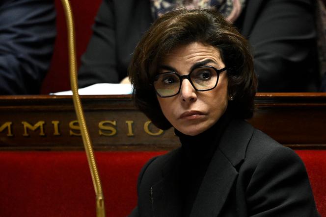 La ministre de la culture, Rachida Dati, assiste à une séance de questions au gouvernement à l’Assemblée nationale, à Paris, le 10&nbsp;décembre&nbsp;2025. 