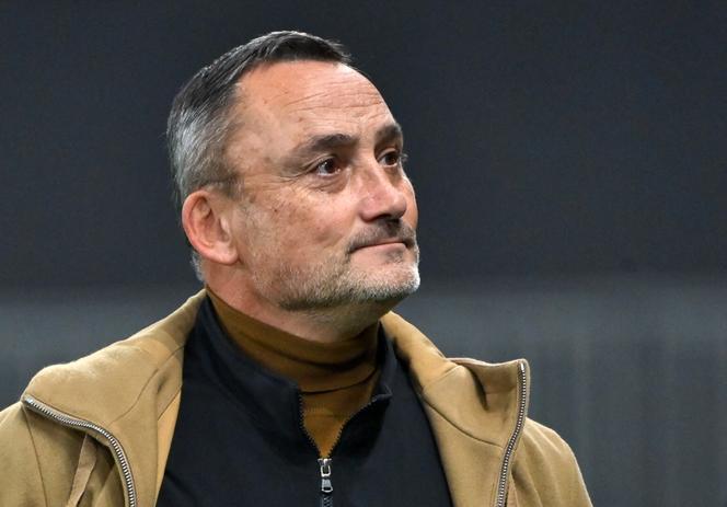 Franck Haise avant le match de Ligue Europa entre l’OGC Nice et le SC Braga, le 11&nbsp;décembre 2025. 