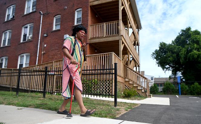 Dans le quartier de Parkville, à Hartford (Connecticut), le 19 août 2025.