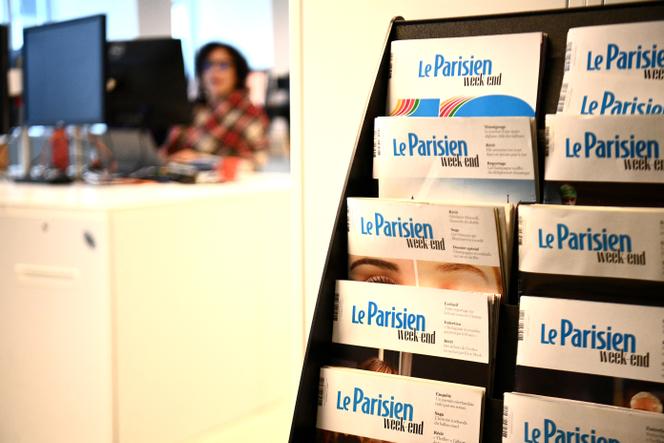Au siège du « Parisien », à Paris, le 20 décembre 2022. 