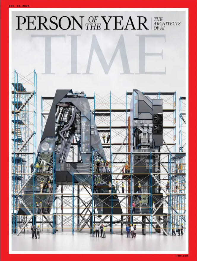 Couverture du Time Magazine du 11 décembre 2025.