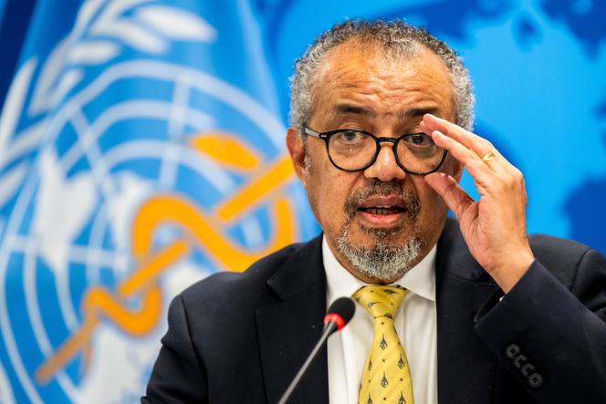 Le directeur général de l’OMS, Tedros Adhanom Ghebreyesus, au siège de l’Organisation mondiale de la santé, à Genève, le 11 décembre 2025.
