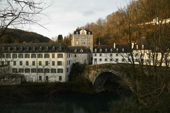 Vue générale du complexe scolaire catholique de Notre-Dame-de-Bétharram, rebaptisé « Beau Rameau », situé à Lestelle-Betharram (Pyrénées-Atlantiques), le 21 février 2025.