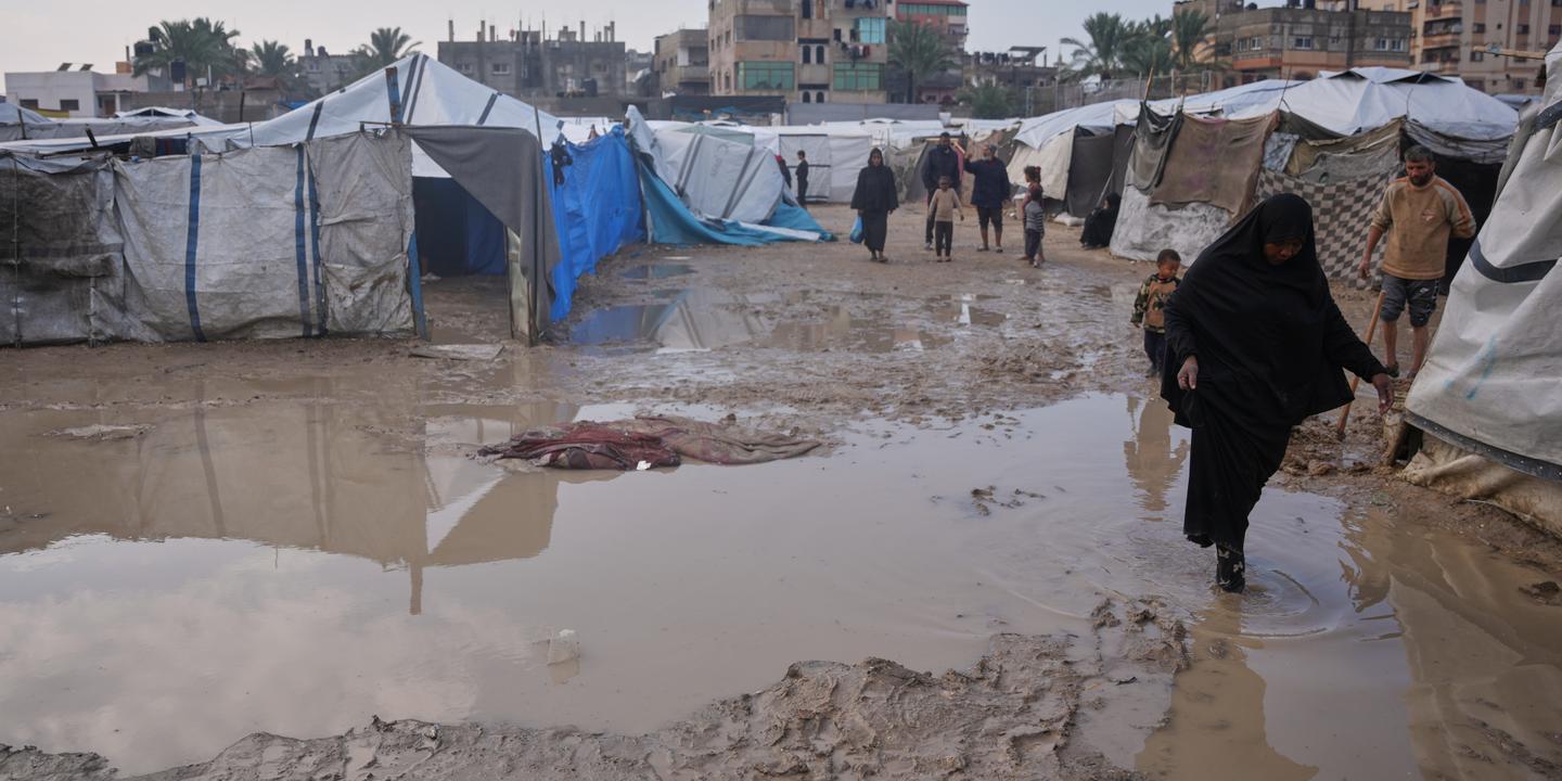 Dans la bande de Gaza, au moins 13 morts après des pluies torrentielles, selon la défense civile