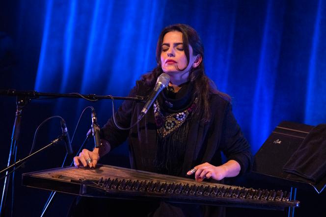 Christine Zayed, au festival No Border, à Brest (Finistère), le 11 décembre 2025.