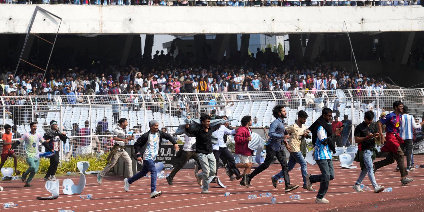 La venue de Lionel Messi à Calcutta dégénère, le stade Salt Lake saccagé