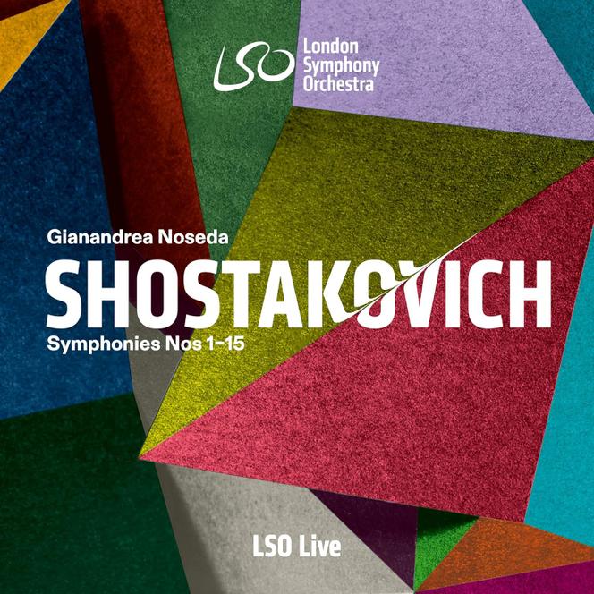 Pochette du coffret « Symphonies nᵒˢ 1-15 », de Chostakovitch.