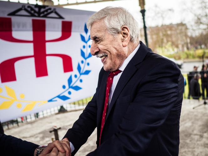 Ferhat Mehenni, le président du Mouvement pour l’autodétermination de la Kabylie (MAK), à Paris, le 26 janvier 2025.