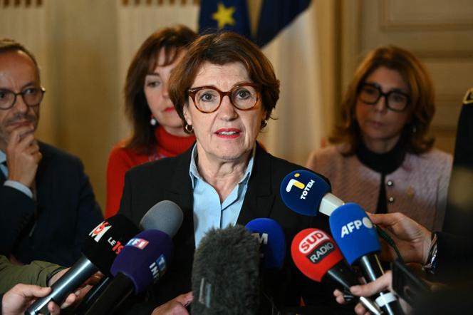 La ministre de l’agriculture, Annie Genevard, à Toulouse, le 15 décembre 2025.