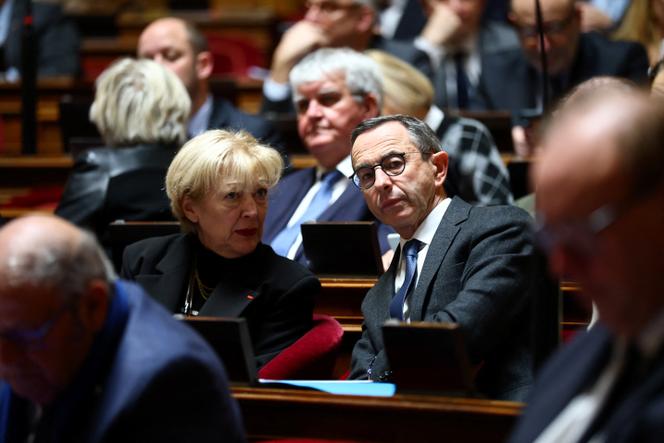 Le sénateur de Vendée et président des Républicains, Bruno Retailleau, le 15&nbsp;décembre 2025&nbsp;au Sénat, à Paris.