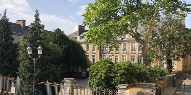 Le palais Saint-Melaine, à Rennes, le 23&nbsp;juillet 2019.