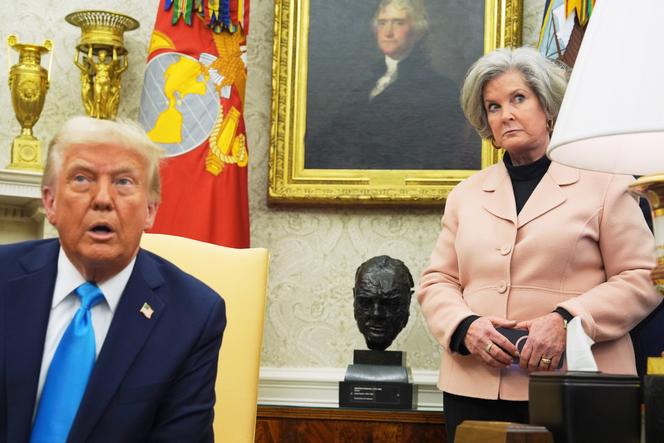 Donald Trump et Susie Wiles, à Washington, le 4 février 2025.