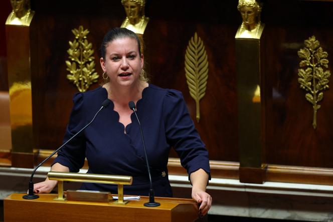 Mathilde Panot, à l’Assemblée nationale, à Paris, le 16&nbsp;décembre 2025.

