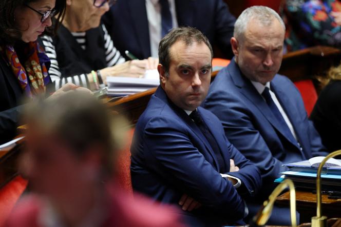 Sébastien Lecornu, at the National Assembly, Tuesday December 16, 2025.