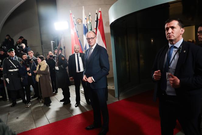 Friedrich Merz, à la chancellerie, à Berlin, le 15 décembre 2025.